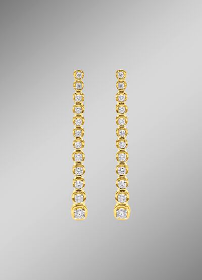 Edle Ohrstecker mit Brillanten 
