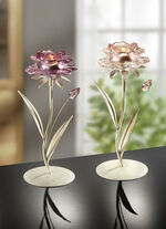 Teelichthalter aus Glas im 2er-Set  