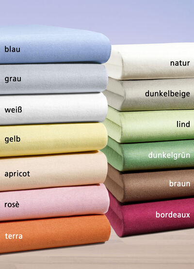 irisette Mako-Jersey-Spannbetttuch in verschiedenen Farben 
