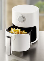 Heissluftofen, Grill und Fritteuse in einem – aussen kross, innen zart WEISS
