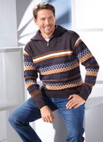 Troyer mit kurzem Reissverschluss 