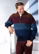 Modischer Troyer mit kurzem Reissverschluss 