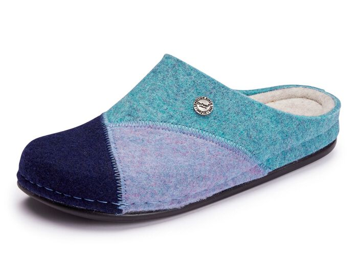 Laurina, klassische Damen-Hausschuhe, Weite H, mit anatomisch geformtem Fussbett 