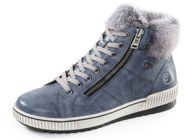 Remonte, gefütterte Damen-Boots, Winterschuhe, Weite G, mit herausnehmbarem Fussbett 