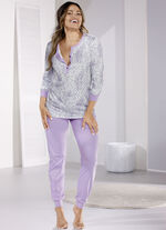 Schlafanzug mit Bündchenabschlüssen 