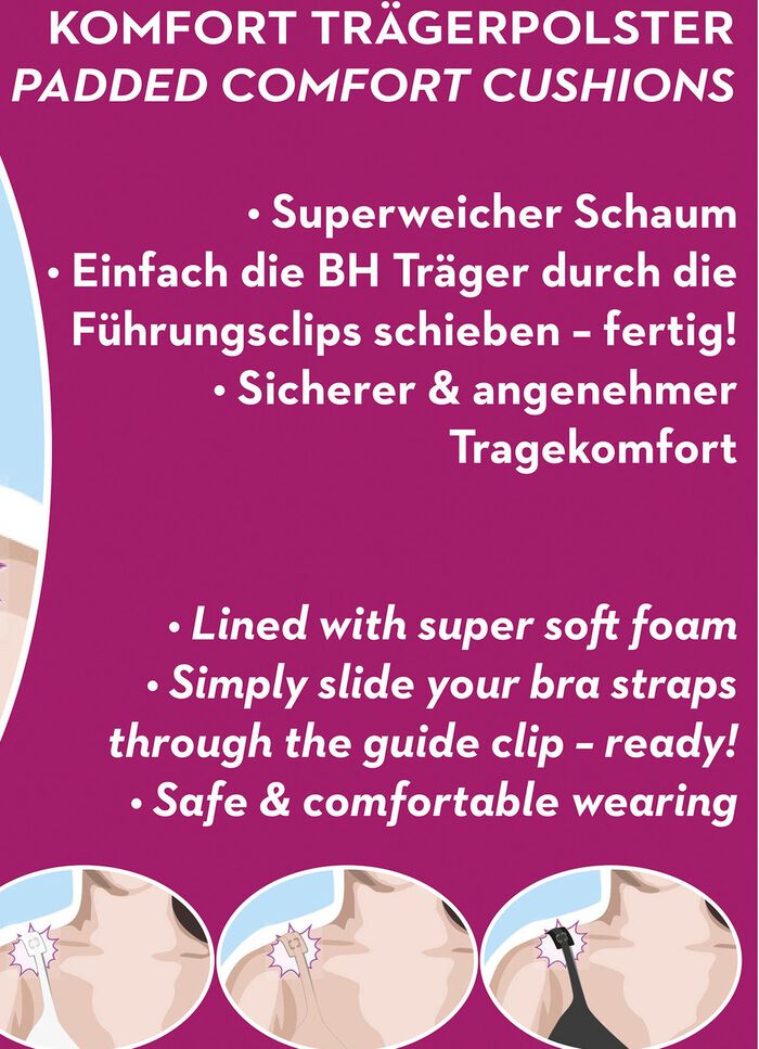 Miss Perfect 1 Paar Tr&auml;gerpolster 