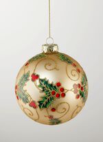 Festlicher Christbaumschmuck CHAMPAGNER
