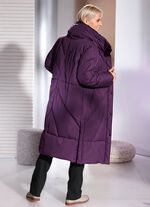 Funktionsmantel mit verstaubarer Kapuze AMETHYST