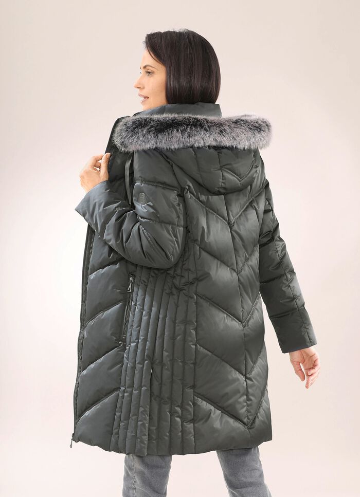 Funktions-Kurzmantel mit fester Kapuze 