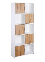 Trendige Möbelserie WEISS/EICHE-ART.