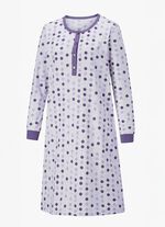 Zweierpack Nachthemden, Langarm mit Knopfleiste und B&uuml;ndchen 