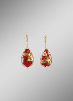 Ohrringe mit Muranoglas-Perlen 