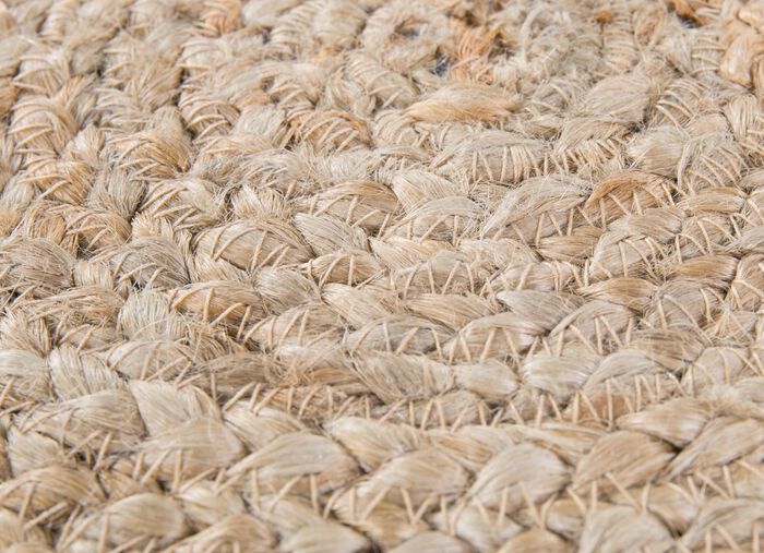 &laquo;Jute&raquo; Teppich, handgeflochten  