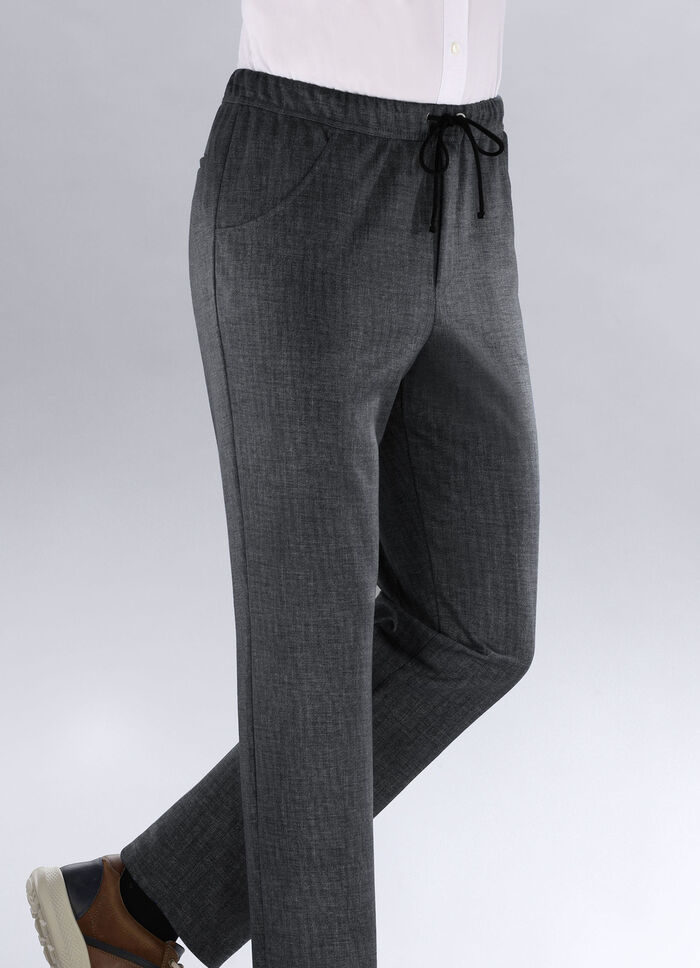 «Klaus Modelle»-Schlupfhose in 4 Farben ANTHRAZIT MELIERT