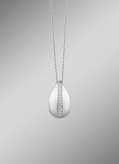 Eleganter Anh&auml;nger mit synth. Zirkonia 