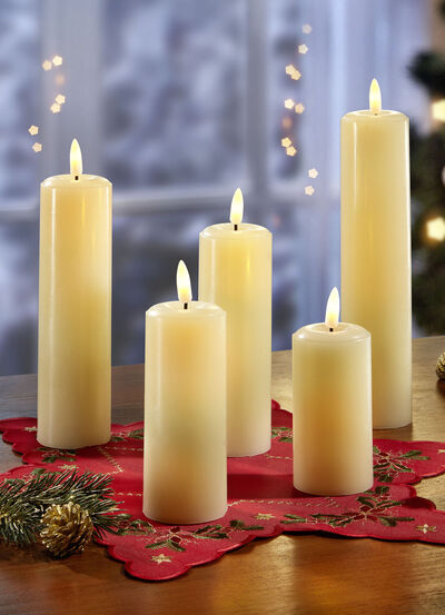Batteriebetriebene LED-Kerzen, 5er-Set 