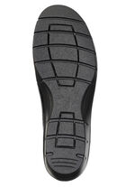 ELENA EDEN, bequeme Damen-Slipper, Weite H, mit herausnehmbarem Fussbett SCHWARZ