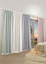 Verdunkelungsschal mit Multifunktionsband CREME