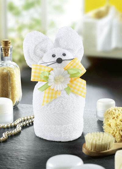 Frottier-Frühlingsmaus in kuschelweicher Qualität - 