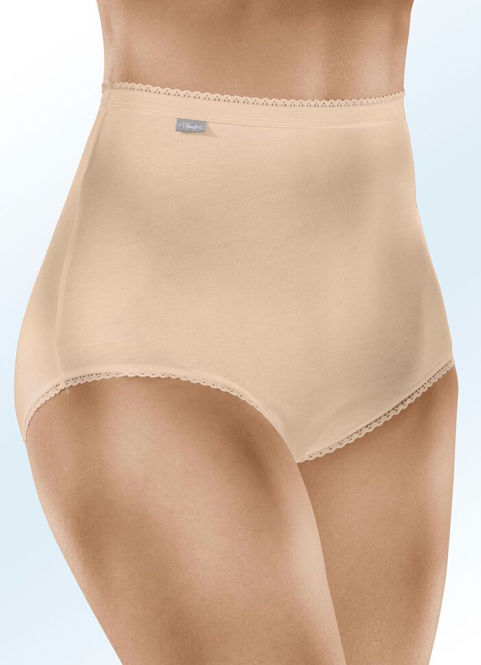 Playtex Dreierpack Slips in extra hoher Form HAUT