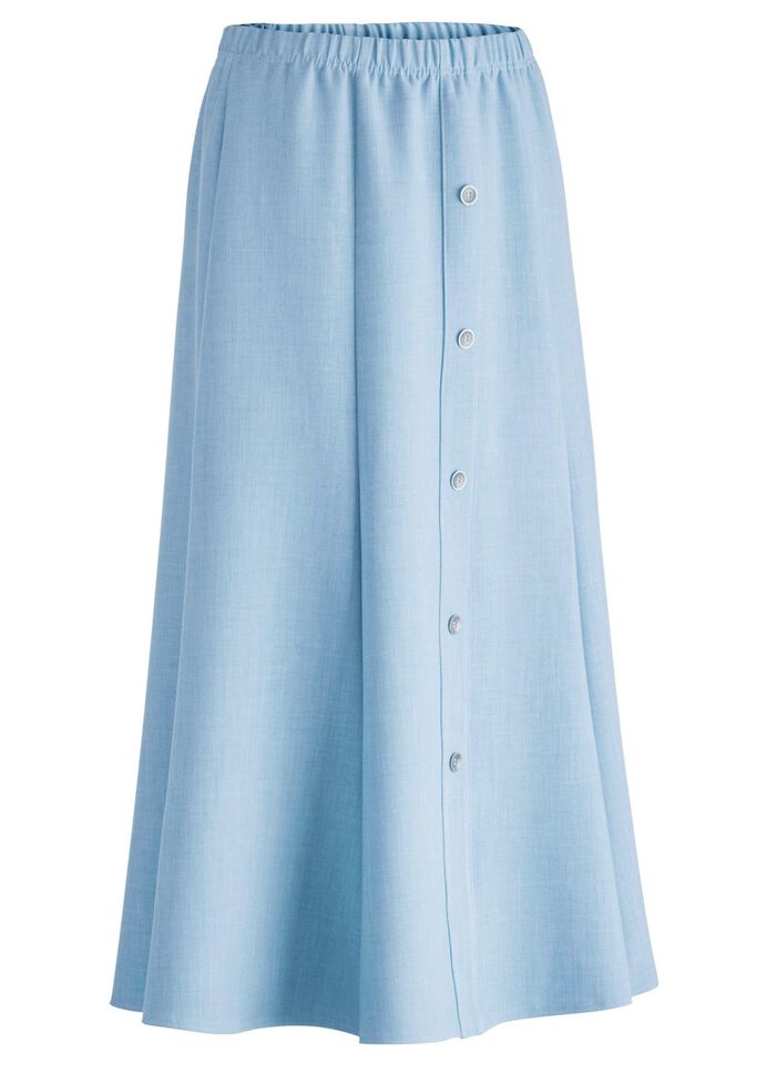 Rock mit Zierknopfblende 