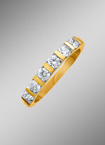 Handgearbeiteter Damenring mit echten Brillanten 