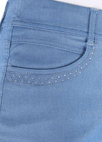 Hose in Denim-Optik JEANSBLAU