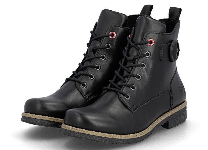 Rieker, klassische Damen-Stiefeletten, mit Reissverschluss SCHWARZ