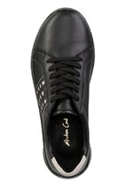 Andrea Conti Schnürschuh aus Nappaleder mit Kontrastdurchzügen SCHWARZ