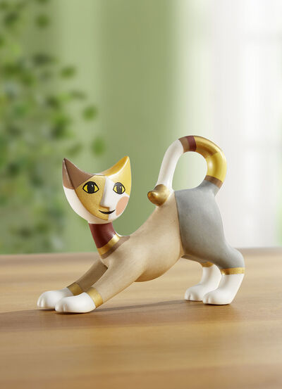 Mini-Katze Leni aus Biskuitporzellan 
