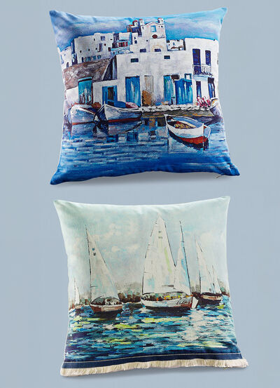 Kissenhüllen mit den bildhübschen maritimen Dessins, , large