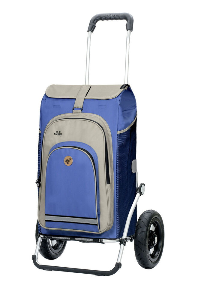 Leichter und leiser Einkaufsroller Royal Shopper BLAU
