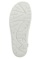 Waldläufer, bequeme Damen-Sandalen, Weite H, mit herausnehmbarem Fussbett NATURWEISS