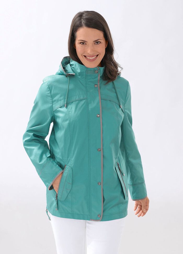 Funktionsjacke mit Reißverschluss an den Seitenschlitzen PAZIFIK