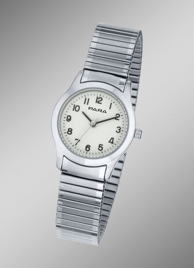 Bei Nacht leuchtende Para-Quartz-Damenuhr 