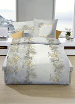 B&uuml;gelleichte Bettw&auml;sche-Garnitur mit Reissverschluss 