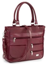Laurina, Damen, Tasche, mit abnehmbarer, verstellbarer Umh&auml;ngeriemen BORDEAUX