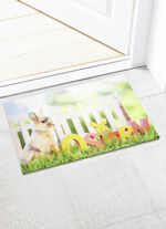 Fussmatte mit Osterhasen-Motiv 