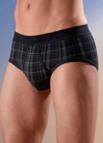 Schiesser Zweierpack Slips mit Karodessin 