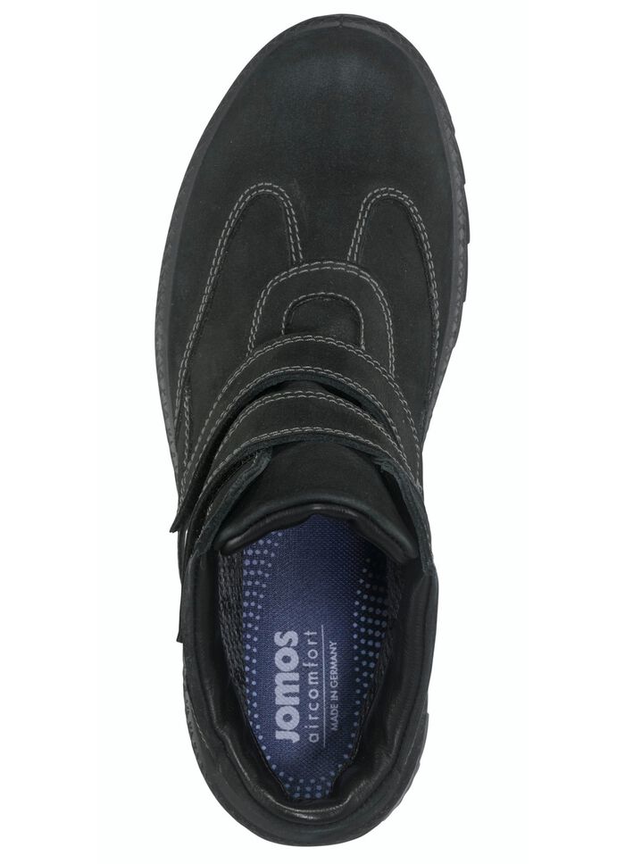 Bootie mit zwei verstellbaren Klattspangen SCHWARZ