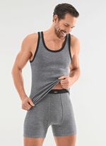 Viererpack Sportjacken mit garngef&auml;rbtem Ringeldessin 