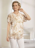 Doppellagiges Shirt in 2 Farben , 