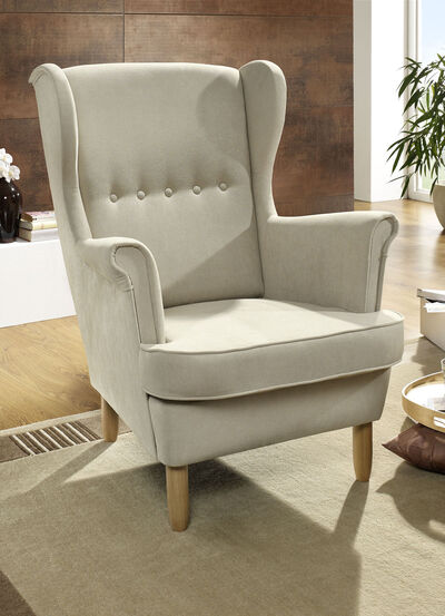 Sessel mit Holzfüssen 