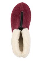 Haus-Stiefelette mit praktischem Front-Rei&szlig;verschluss BORDEAUX