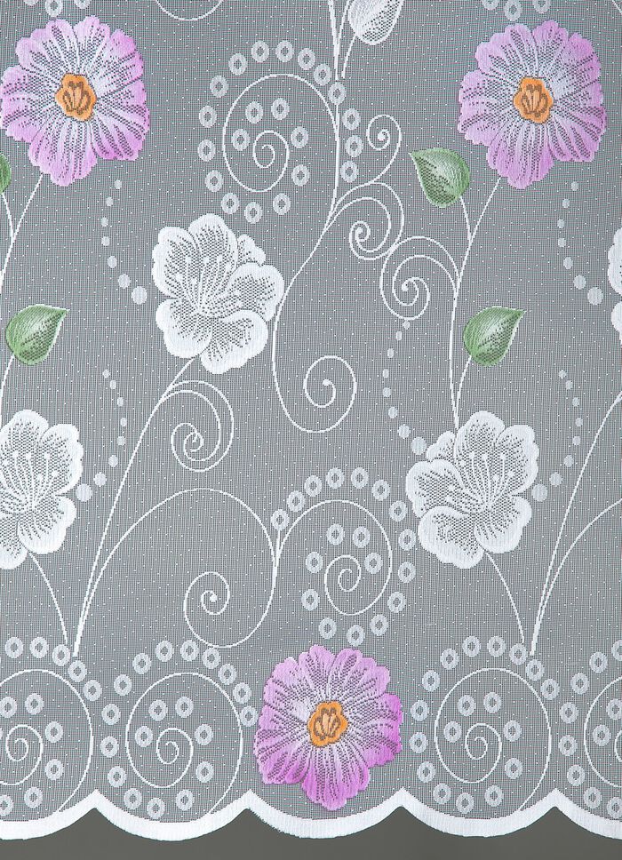 Kleinfenster-Vorhang mit Stangendurchzug 