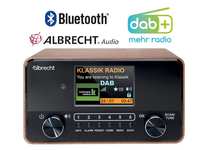 Digital-Radio mit grossem Farbdisplay 