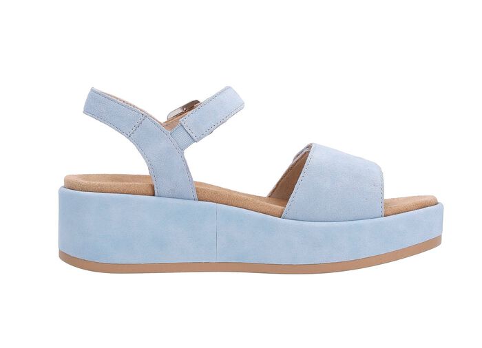 Sandale aus Samtveloursleder 