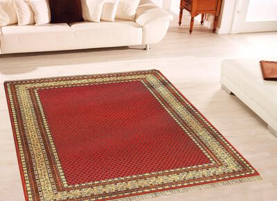 Handgekn&uuml;pfter Orientteppich aus Indien 