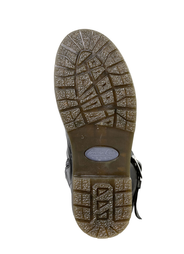 Andrea Conti Schn&uuml;r-Stiefel mit verstellbarer Schliesse SCHWARZ