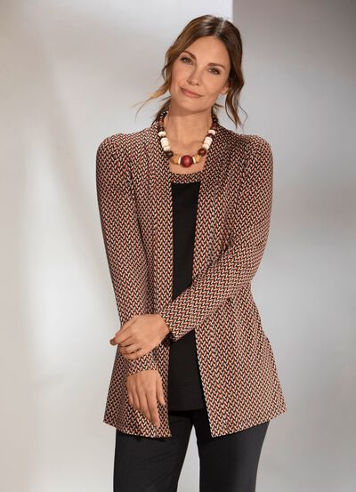 Shirt in raffinierter Jacken-Optik 